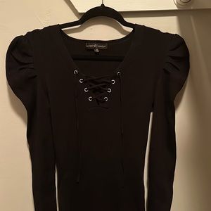 Black Knit Sweater Dress NEW